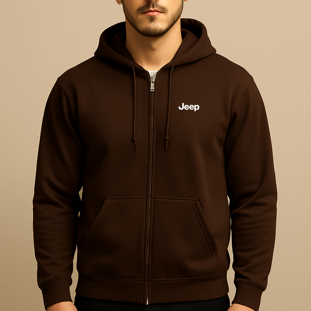 Men’s Jeep Car Zipper Hoodie
